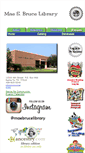 Mobile Screenshot of maebrucelibrary.org